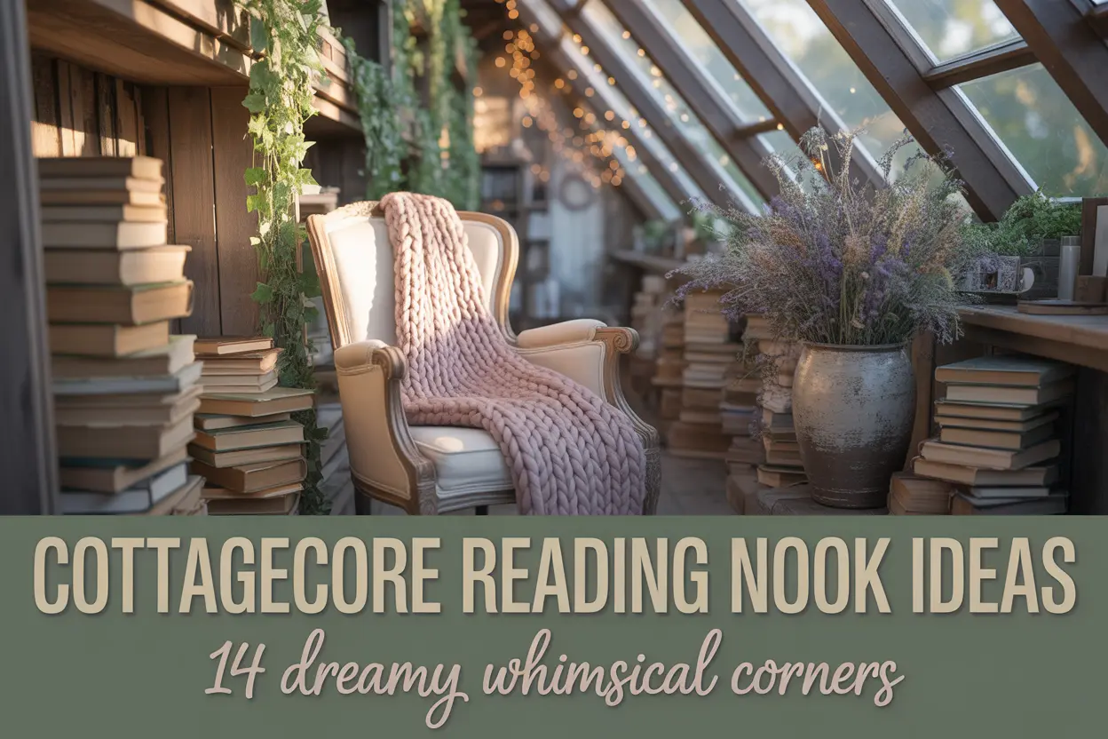 Cottagecore Reading Nook Ideas — 14 Dreamy Whimsical Corners