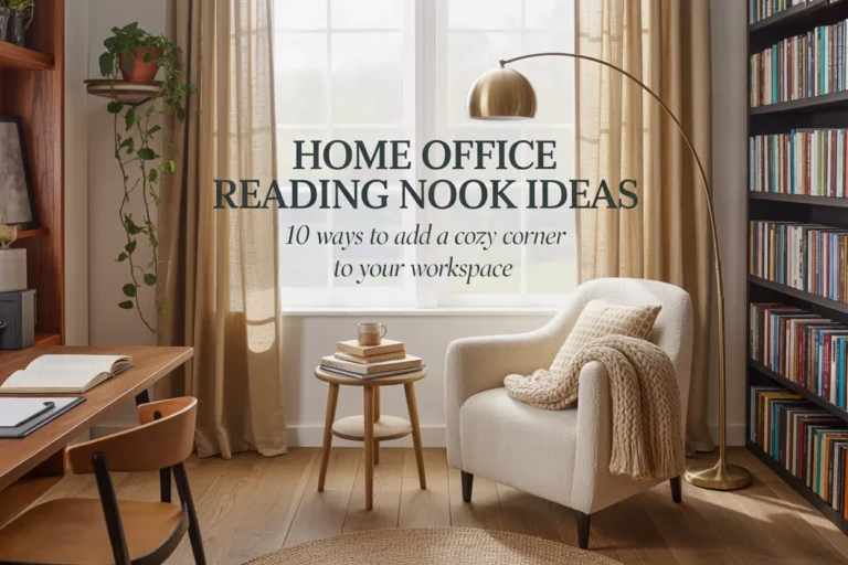 Home Office Reading Nook Ideas — 10 Ways to Add a Cozy Corner to Your Workspace