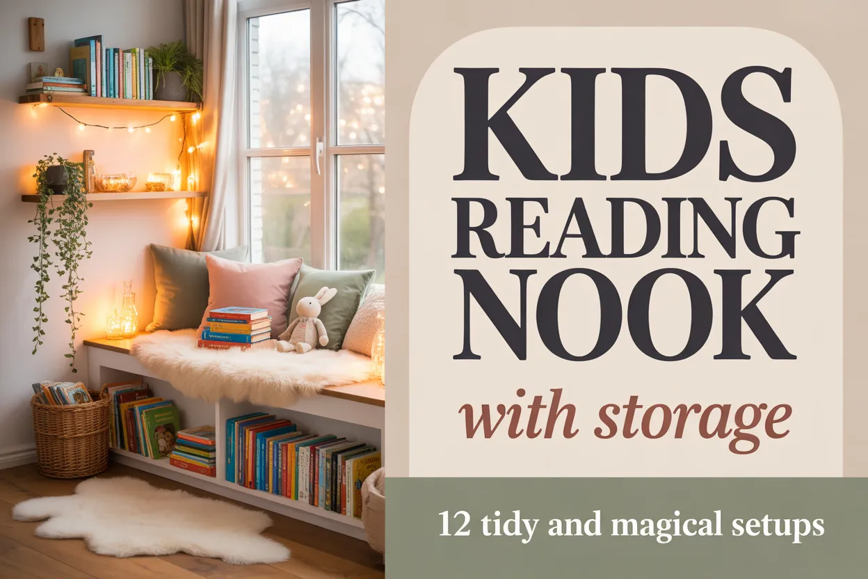 Kids Reading Nook With Storage — 12 Tidy and Magical Setups