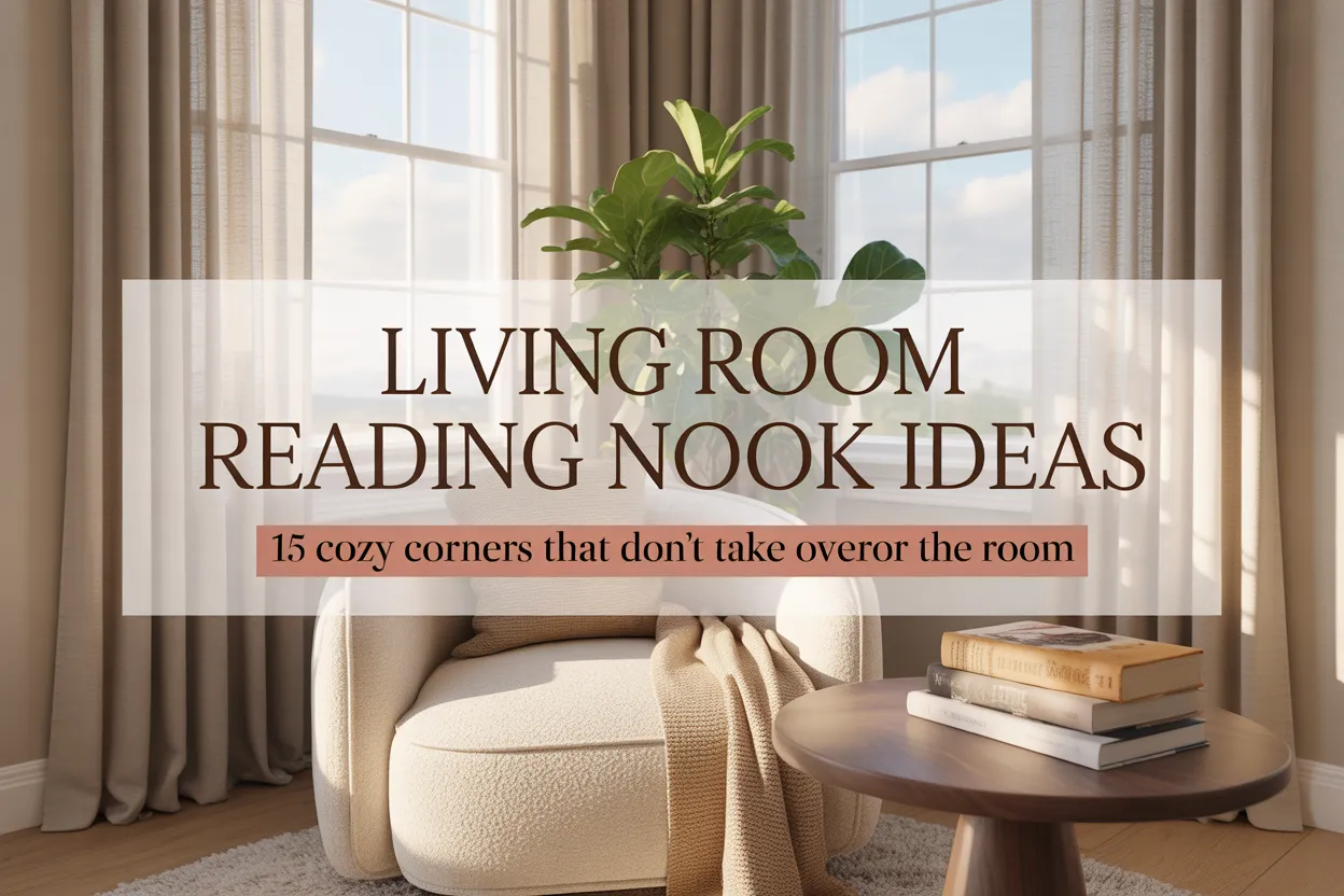 Living Room Reading Nook Ideas 15 Cozy Corners That Don't Take Over the Room