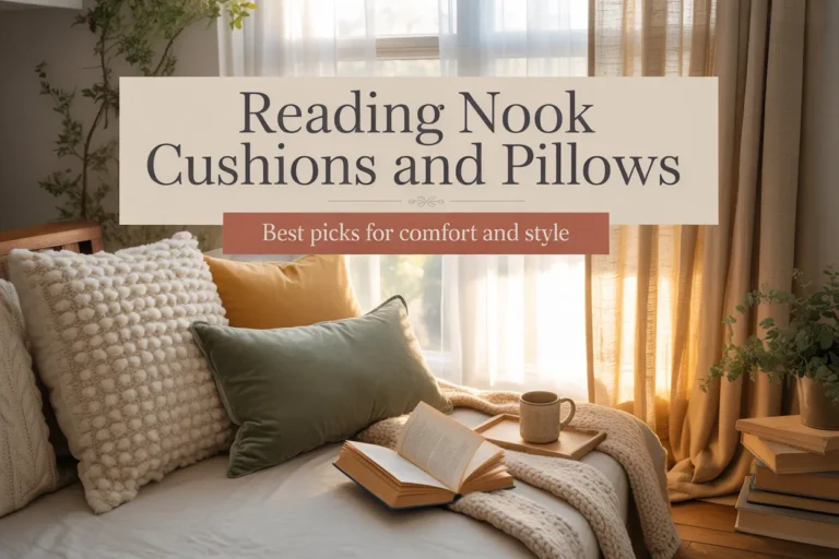 Reading Nook Cushions and Pillows — The Best Picks for Comfort and Style