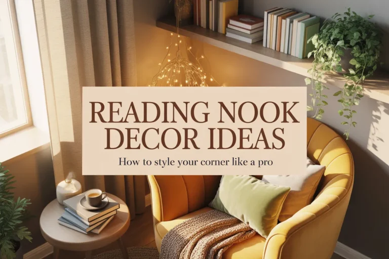 Reading Nook Decor Ideas How to Style Your Corner Like a Pro
