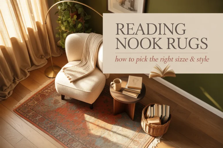 Reading Nook Rugs How to Pick the Right Size and Style