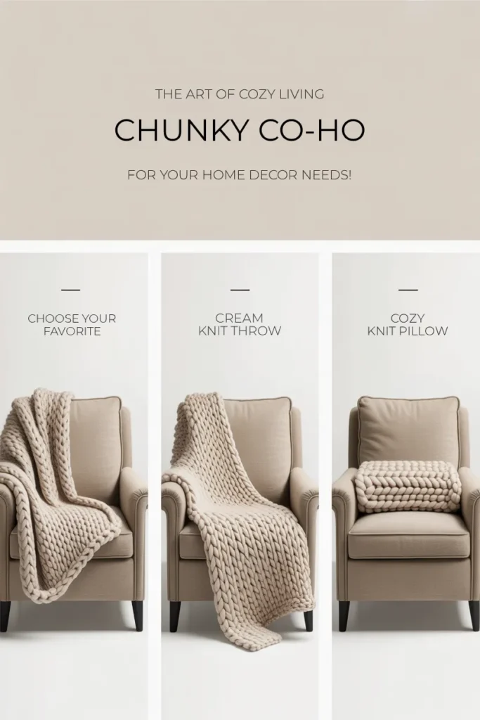 Three ways to style a reading nook throw blanket on armchair casual toss diagonal drape and folded stack.